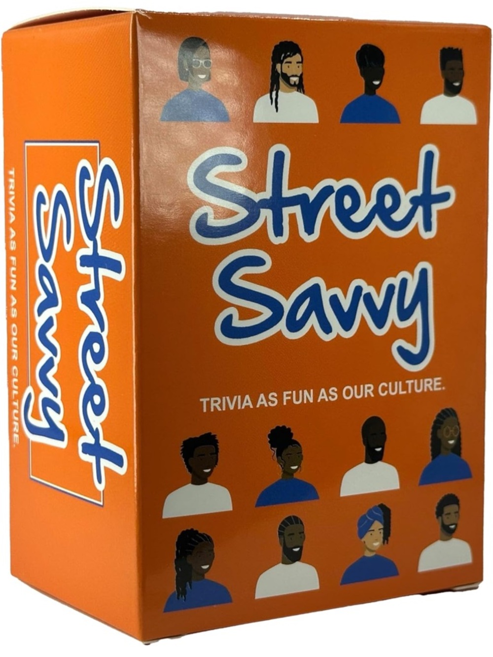 Folk Street Savvy Trivia Card Game - Orange